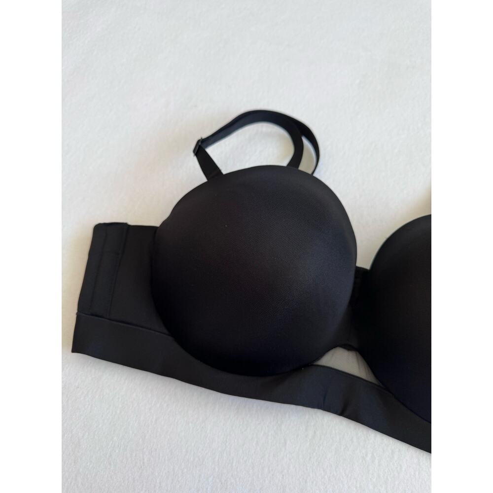 Cacique Black Strapless Plunge Bra 44B NWT Multi-Way Comfort Bliss - Picture 5 of 11
